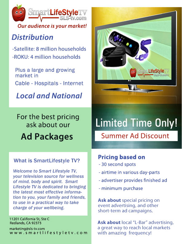 Summer advertising discount on SmartLifestyle TV